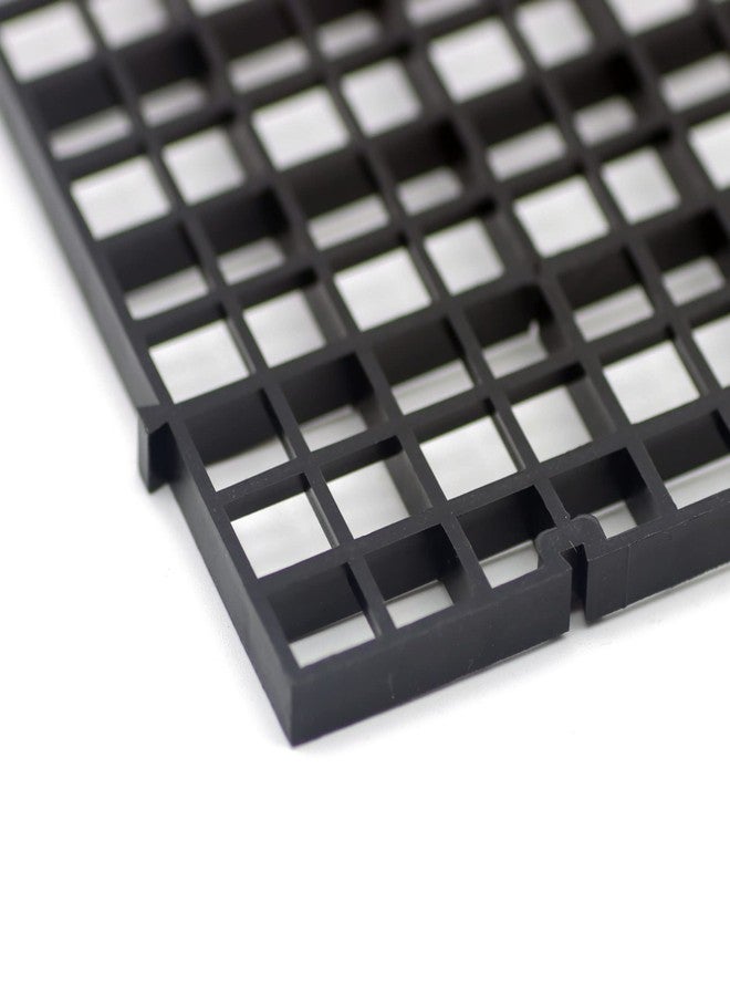 ALEGI Aquarium Plastic Grid Divider Tray Egg Crate,Grid Isolate Board Divider Fish Tank Bottom Black Filter Tray (Black 2 Pcs L) - Image 4