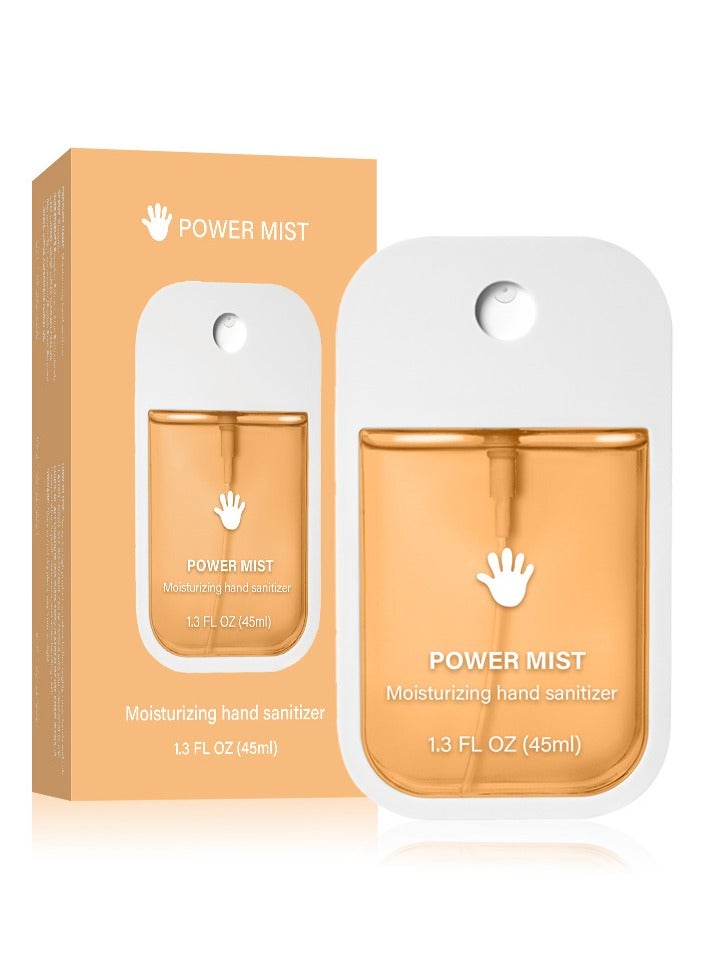 POWER Power Mist Hydrating Hand Sanitizer Spray For Adults And Kids,Spray Hand Sanitizer Travel Size,Hydrating Hand Sanitizer Spray For Adults,Power Mist Hand Sanitizer 45ml (pumpkin) - Image 1