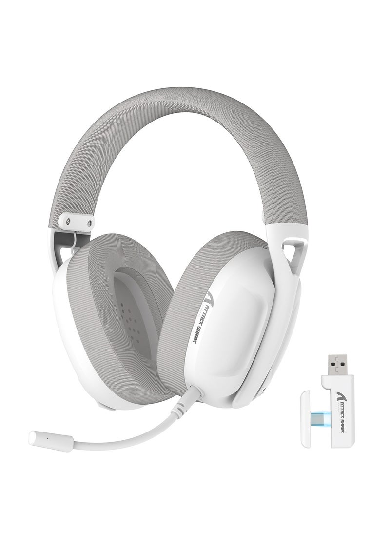 ATTACK SHARK L80 PRO Light Weight Gaming Headset 2.4Ghz/Bluetooth/3.5mm 3-mode for PS5 PS4 PC Mobile Tablet
