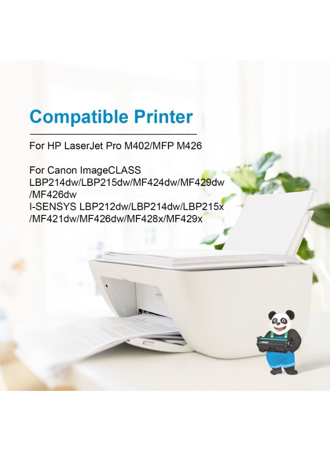 استا 4 عبوات من خراطيش حبر ASTA CF226A 26A CRG052 العالمية متوافقة مع طابعات HP Canon LaserJet Pro 402 MFP M426 ImageClass LBP214Dw LBP215Dw MF424Dw MF429Dw MF426Dw I-SENSYS LBP212Dw LBP214Dw LBP215X MF421Dw MF426Dw MF428X MF429X. CRG-052 CRG 052 جودة طباعة ممتازة، نص واضح، عمليات شراء متعددة، أسعار أكثر ملاءمة، يمكن استخدامها في متاجر الطباعة والمؤسسات. - Image 3