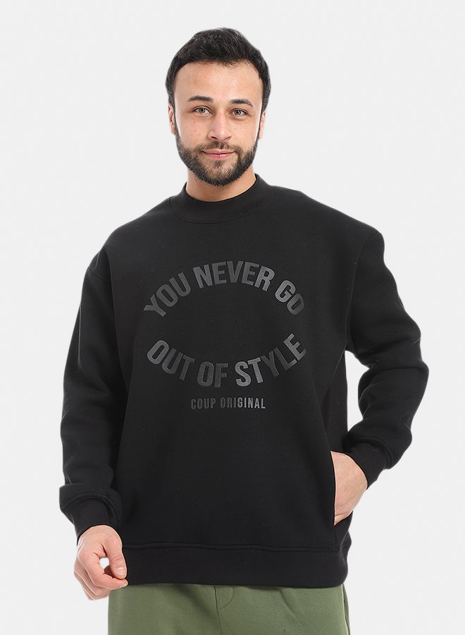 Coup Black Sweatshirt - Image 1