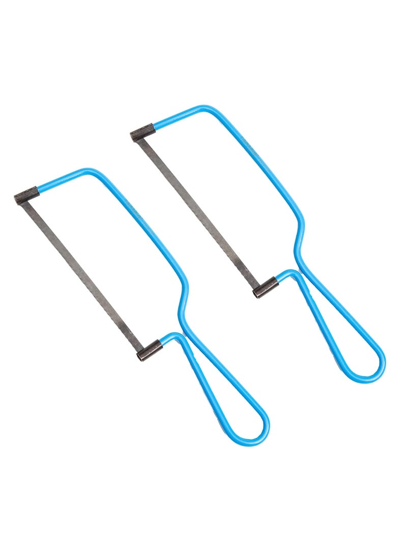 Taparia TAPARIA HJHW6 Handy Wire 6 Inch Hacksaw Frame Adjustable Tension Ergonomic Handle Perfect for Cutting Metal Acrylic Other Material Pack of 2  - Image 1