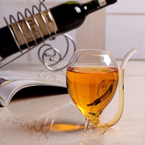 Hvanam Drinking Glasses Vampire Wine Glass Cup With Built-in Straw Creative Fancy Fun Cocktail Glasses for Juice, Wine (300ml/10oz) - 2 Pack - Image 4