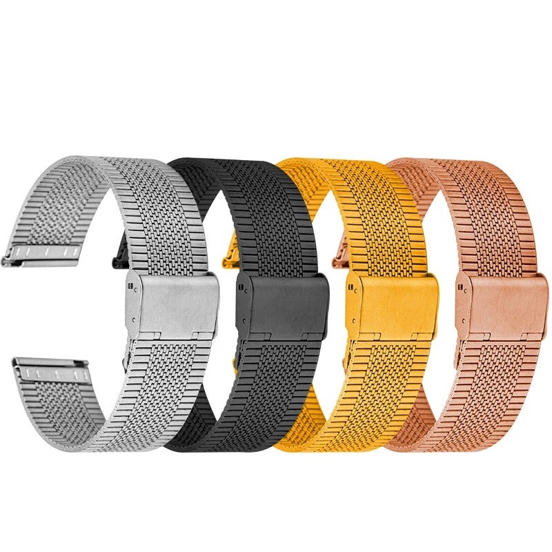 Bluejw Mesh Stainless Steel Replacement Watch Strap for Samsung Galaxy Smart Watch – Durable Metal Band Bracelet Compatible with Galaxy Watch Models - Image 2