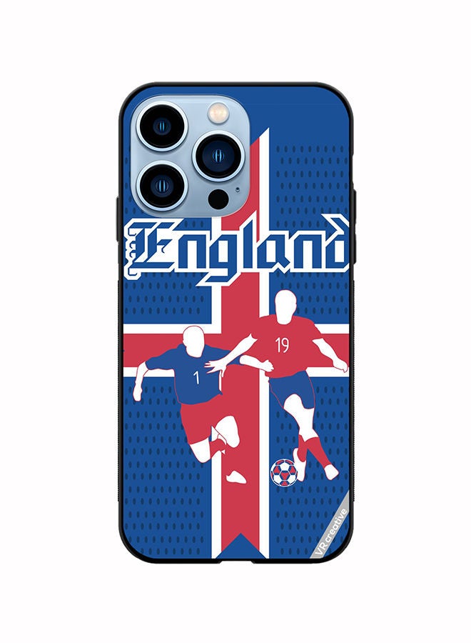 VR CREATIVE Protective Case Cover For Apple iPhone 13 Pro Sports Soccer Football England Design Multicolour - Image 1