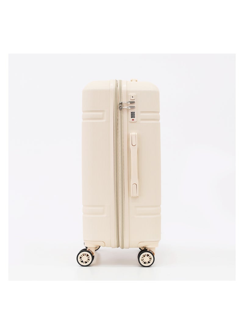 GIORDANO Giordano Hardside Luggage Trolley Bag 5 Pieces set,Beige (BC-12&14,S-20,M-24,L-28 Inch)  - Image 3