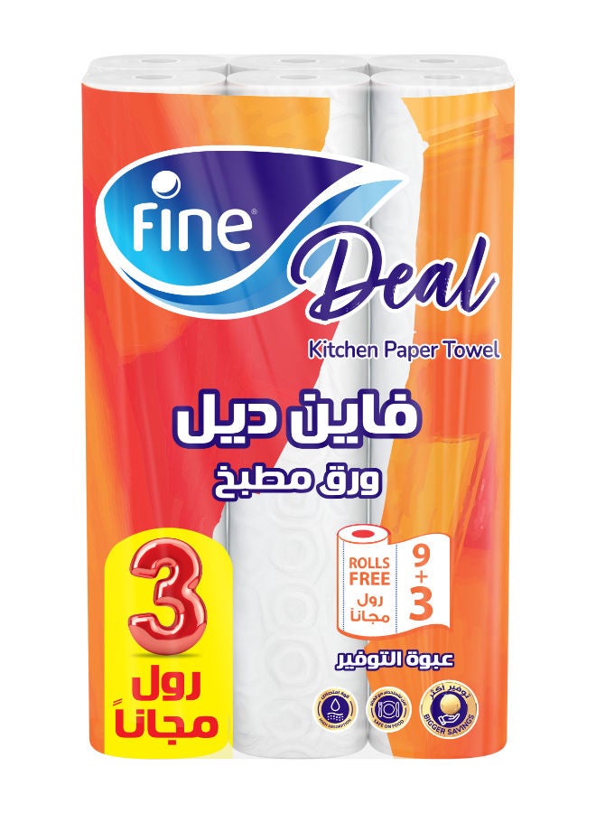 Fine Kitchen Paper Towel - Deal Pack 9 + 3 Free - Image 3