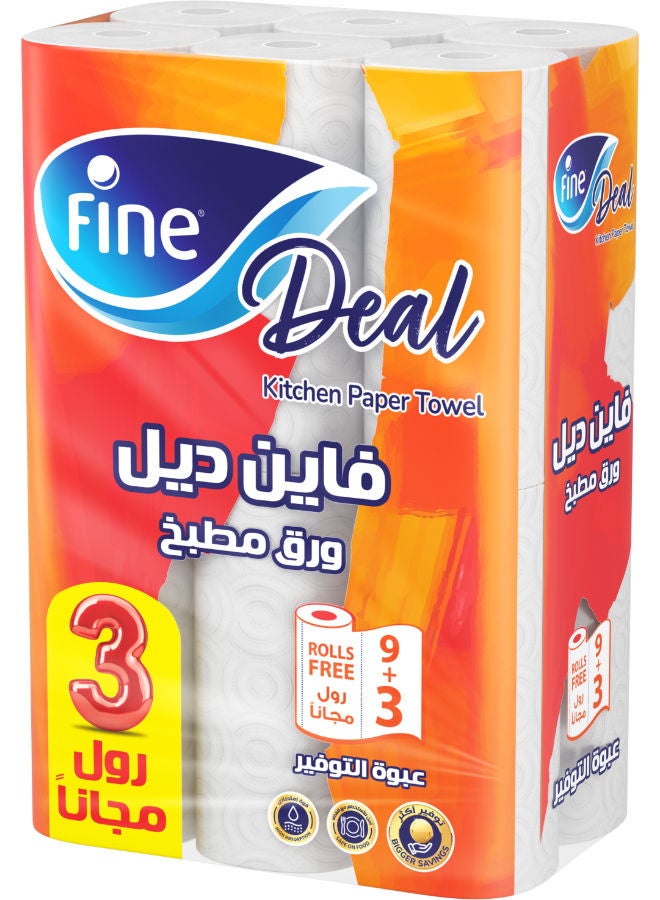 Fine Kitchen Paper Towel - Deal Pack 9 + 3 Free - Image 2