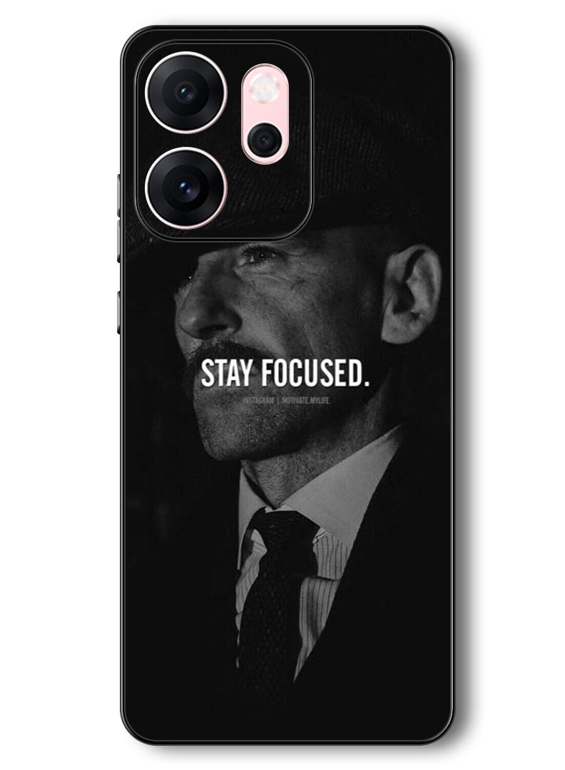 Theodor Case Compatible with Oppo Reno 14 F 6.57 Inch Protection Shockproof Bumper Cover Stay focused - Image 1