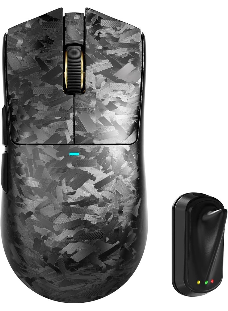 ATTACK SHARK X11 Ultra 8K - Mouse inalámbrico para juegos de fibra de carbono, Nordic 54L15 MCU, sensor PAW3950MAX, superligero de 2.08 oz, 42000 DPI, BT/2.4 GHz/mouse con cable con 100 millones de - Image 1
