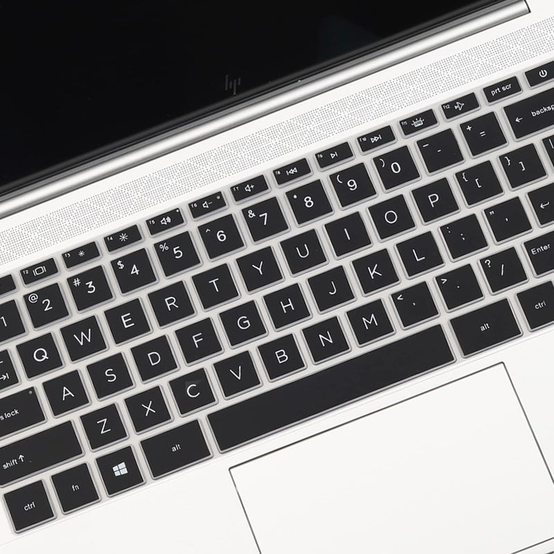 Oaky غطاء لوحة مفاتيح متوافق مع HP Pavilion x360 14 و HP Laptop 14 14t 14m-dw/dy...سلسلة و HP 14-dv/dw/ek ...سلسلة واقي لوحة مفاتيح لابتوبات HP - سيليكون أسود - Image 4