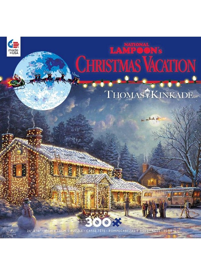 Ceaco ألغاز توماس كينكيد للأفلام العطلة - عطلة عيد الميلاد من لامبونز الوطنية 300 قطعة - Image 3