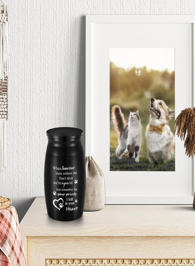 abooxiu Mini Urn for Pet Ashes 3 Inches Small Urns for Dog Ashes Memorial Ashes Keepsake Urn for Ashes Aluminum Mini Urn for Ashes Cremation Urns for Dog Ashes Holder - Image 4