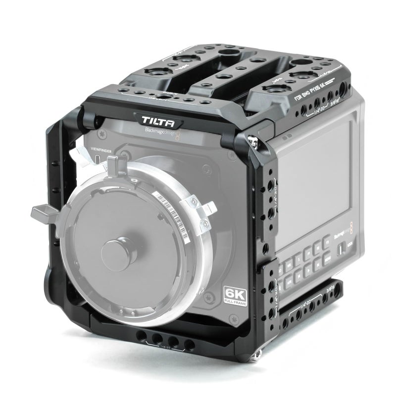 Tilta Camera Modular Full Cage Compatible with Blackmagic Pyxis 6K Pyxis 12K Quick Release Bottom Plate NATO Rai Arri Rosette Cold Shoe SSD Mount MultiThread Accessory Support - Image 2