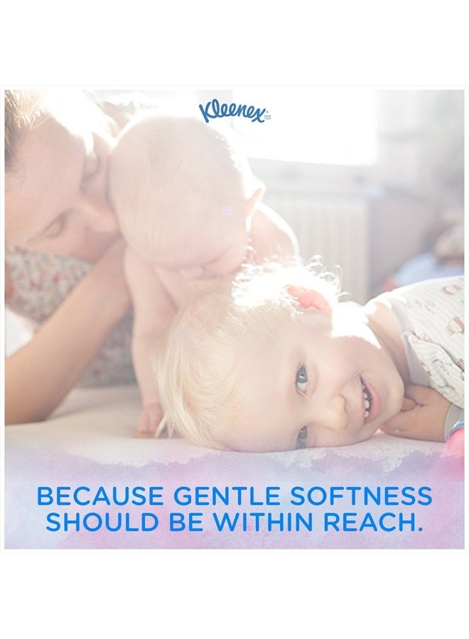 Kleenex مناديل الوجه Perfect Fit، مناديل السيارة، 50 منديلًا في العلبة، 4 عبوات - Image 4