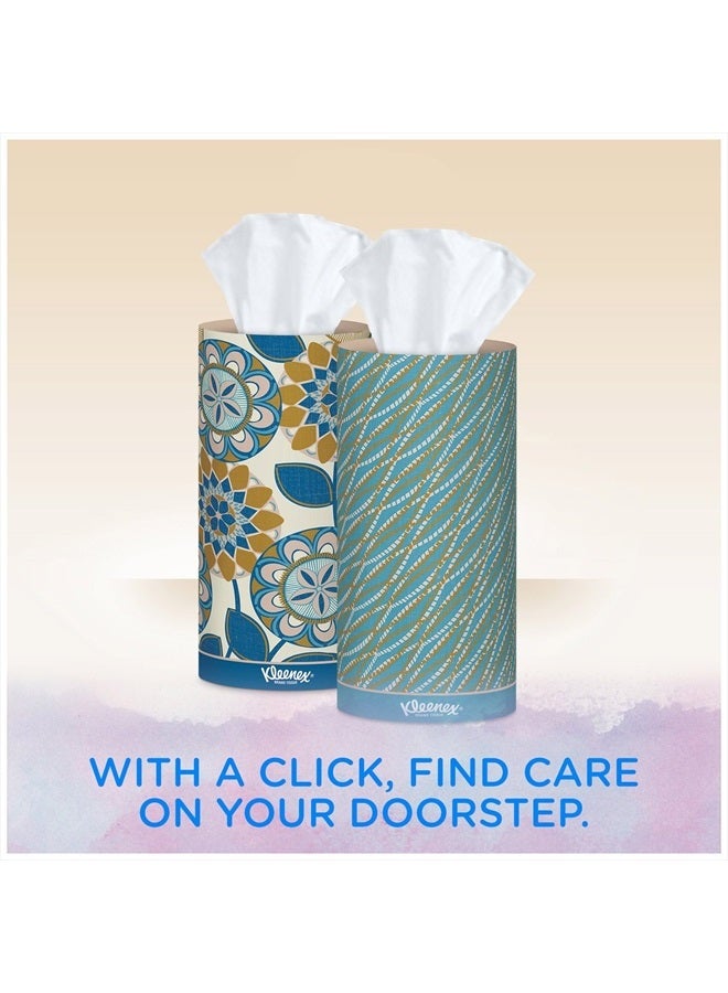 Kleenex مناديل الوجه Perfect Fit، مناديل السيارة، 50 منديلًا في العلبة، 4 عبوات - Image 5