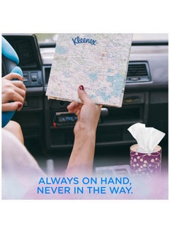 Kleenex Perfect Fit Facial Tissues, Car Tissues, 50 Tissues per Canister, 4 Count(Canisters)  - Image 3