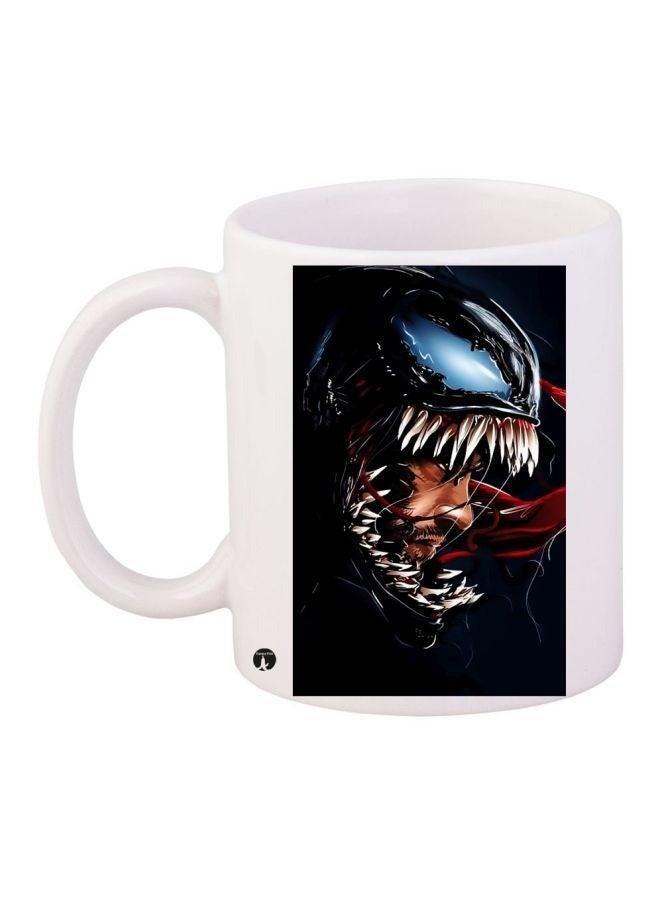 Phone Planet Venom Printed Coffee Mug White/Black/Red