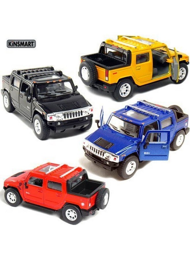 Kinsmart كي إن إس مارت - مجموعة شاحنة هامر SUT 4 قطع 5" مقياس 1:36 نموذج معدني مصبوب للعبة