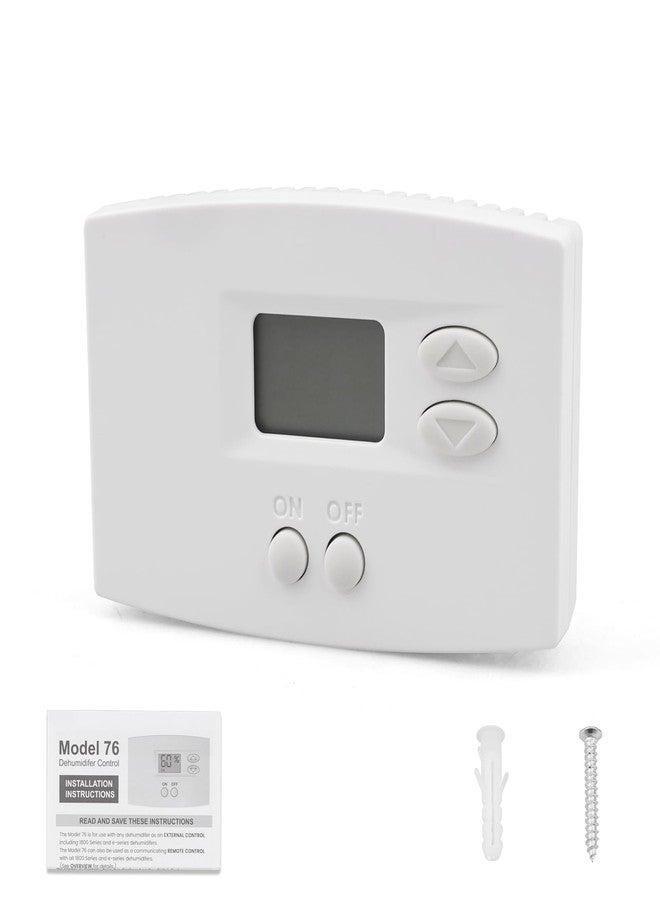 EXARRNX 76 Digital Wall Mount Dehumidifier Control Compatible with 1800 Series & E-Series Whole House Dehumidifiers, Wall Mounted 24V AC Thermostat & Humidistat - Image 1