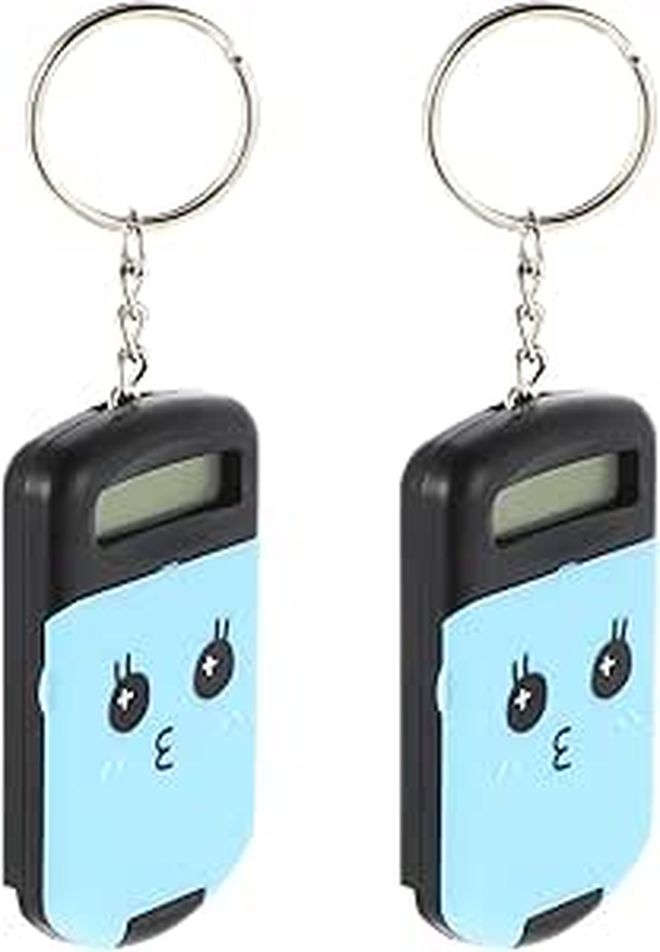 2 Mini Portable Calculators for Students LCD Display Basic Arithmetic Office School - Image 1