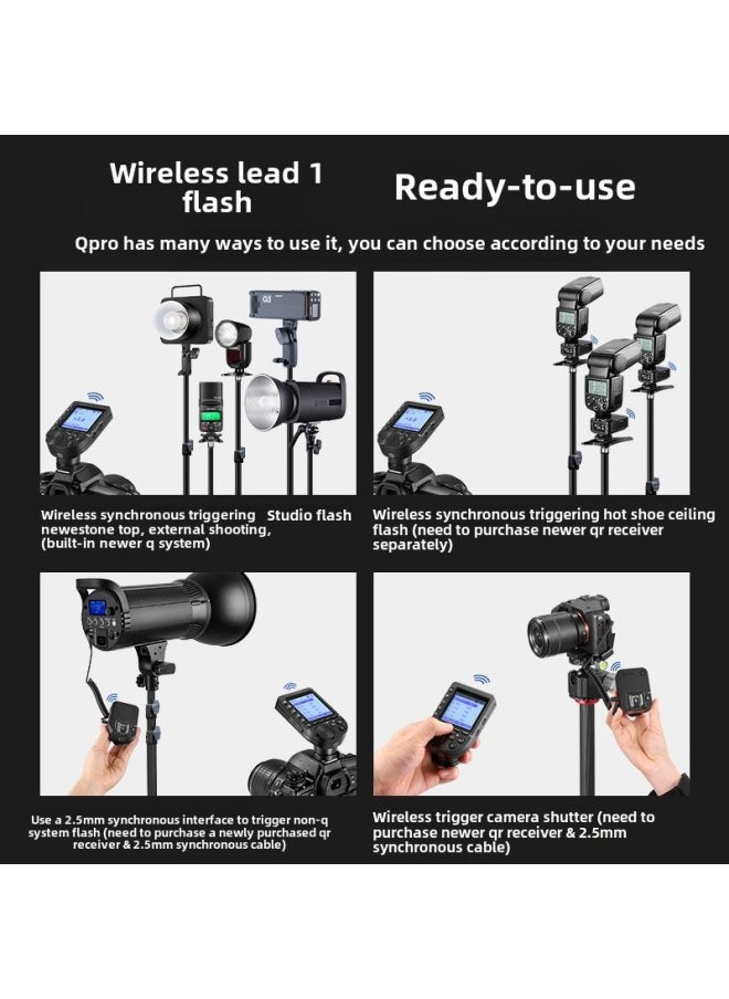 NEEWER/newer Upgraded Version QPRO-C Trigger Flash Wireless Flash Trigger Suitable For Sony Canon Ni-Color:QR WireleSS Receiver (applicable To ML300/NW700/NW620/NW635II/TT560/S400n/S3