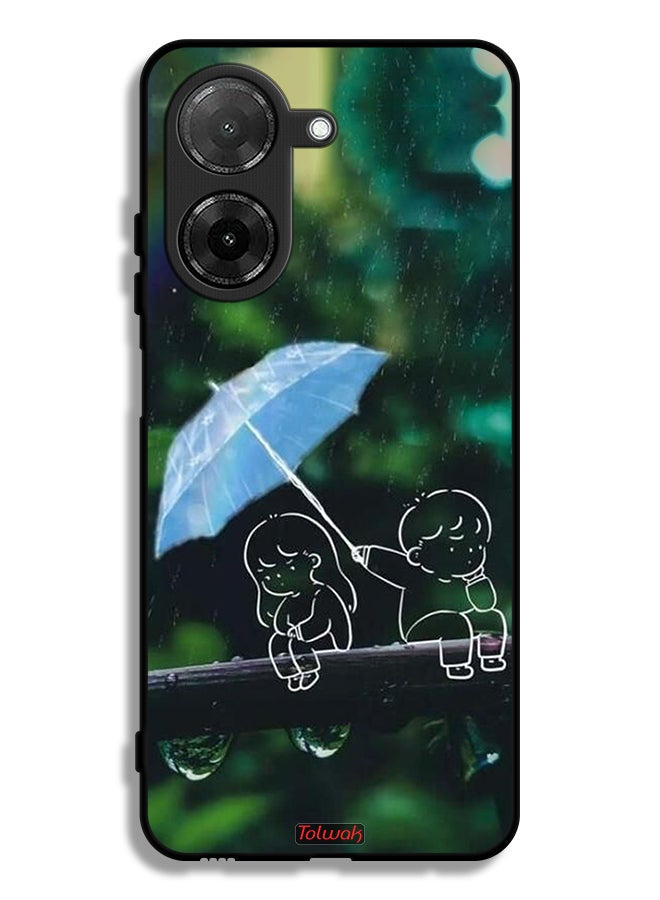 Tolwak Xiaomi Redmi A5 4G Protective Case Cover Couple Abstract Art - Image 1