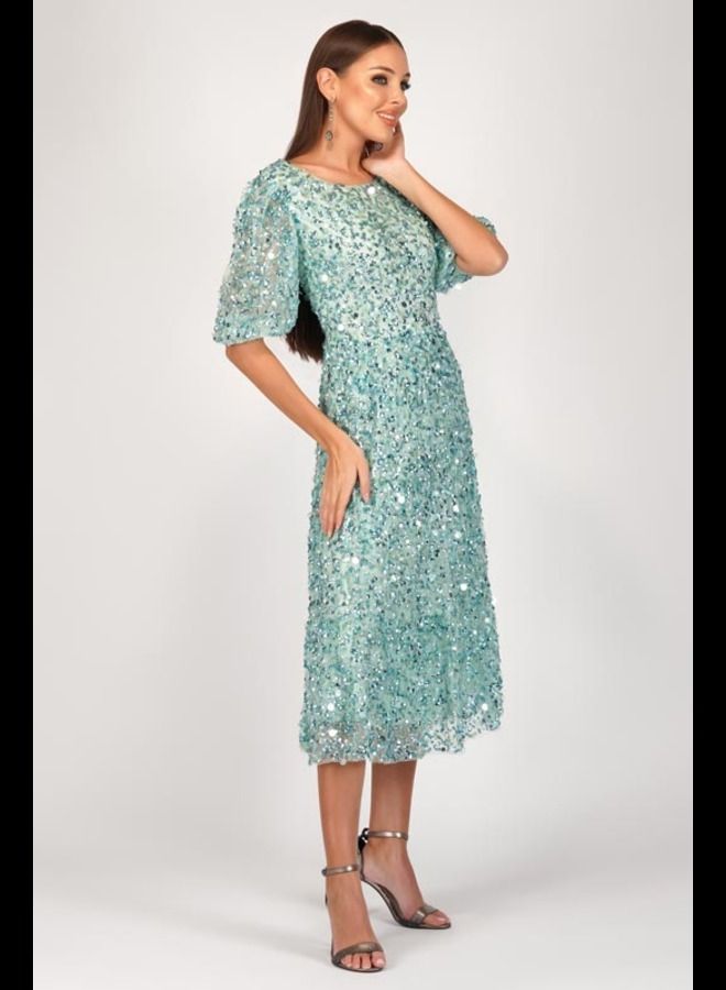 MISSTRANGE Hannah Multi Sequins Dress - Image 4