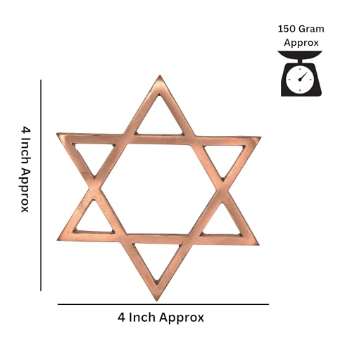 TREE MAISON CORONATING HOMES Vastu Copper Star Helix | Size- 4 Inch | for Main Entrance, Home-Kitchen & Bedroom Remedy for Vastu Dosh Vastu Shastra Remedies | South-East/SSE Direction | Pack of 1 - Image 2