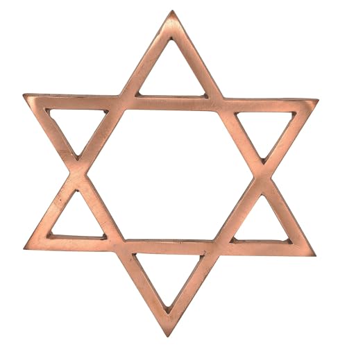 TREE MAISON CORONATING HOMES Vastu Copper Star Helix | Size- 4 Inch | for Main Entrance, Home-Kitchen & Bedroom Remedy for Vastu Dosh Vastu Shastra Remedies | South-East/SSE Direction | Pack of 1 - Image 1