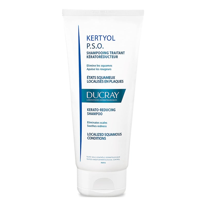 Ducray Kertyol P.S.O. Shampoo, Scalp Prone to Psoriasis, Micronized Sulfur, Salicylic Acid, Soothes Red, Irritated Scalp, 6.7 oz. - Image 1