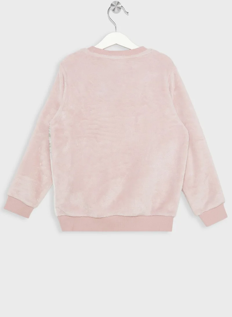 اتش اند ام Kids Rabbit Print Sweatshirt
