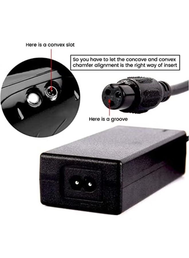 ELTRAZONE Universal 36V Fast Charger for Hoverboard and Electric Scooter Battery - Image 5