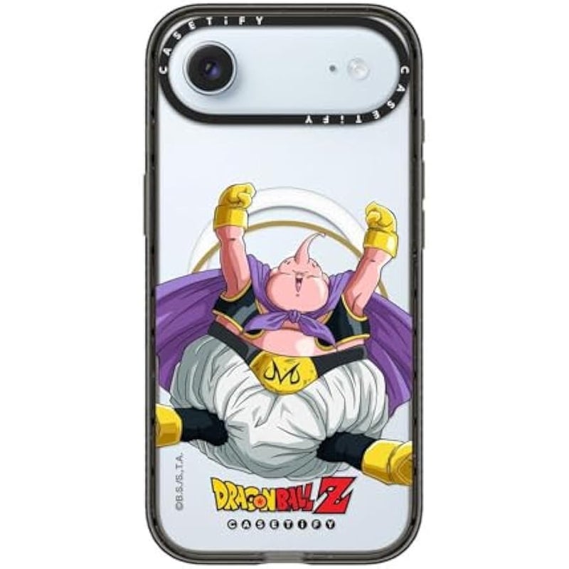 Casetify Impact iPhone Air Case 【Dragon Ball Colab/Slim/Magsafe / 8.2 ft. 4X Military Grade Drop Protection】 - Majin Buu Good - Clear Black - Image 2