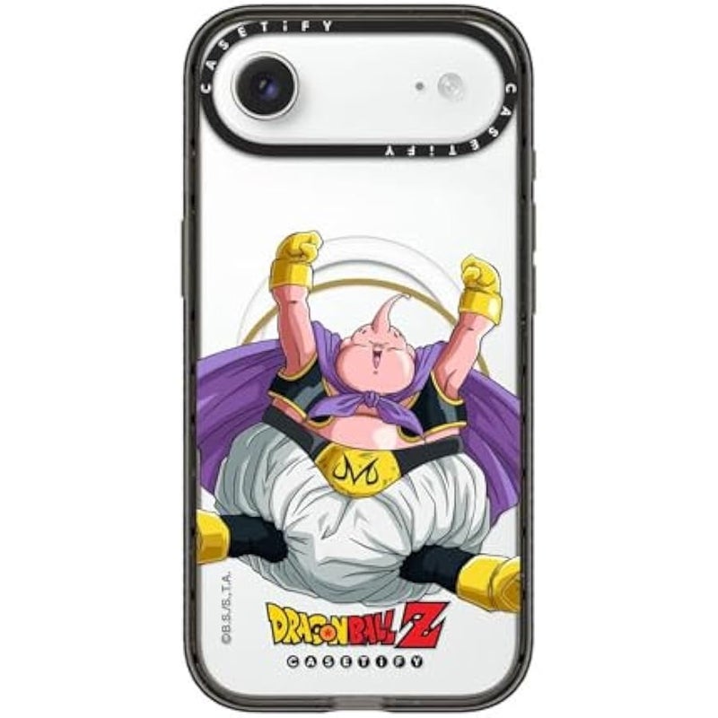 Casetify Impact iPhone Air Case 【Dragon Ball Colab/Slim/Magsafe / 8.2 ft. 4X Military Grade Drop Protection】 - Majin Buu Good - Clear Black - Image 1
