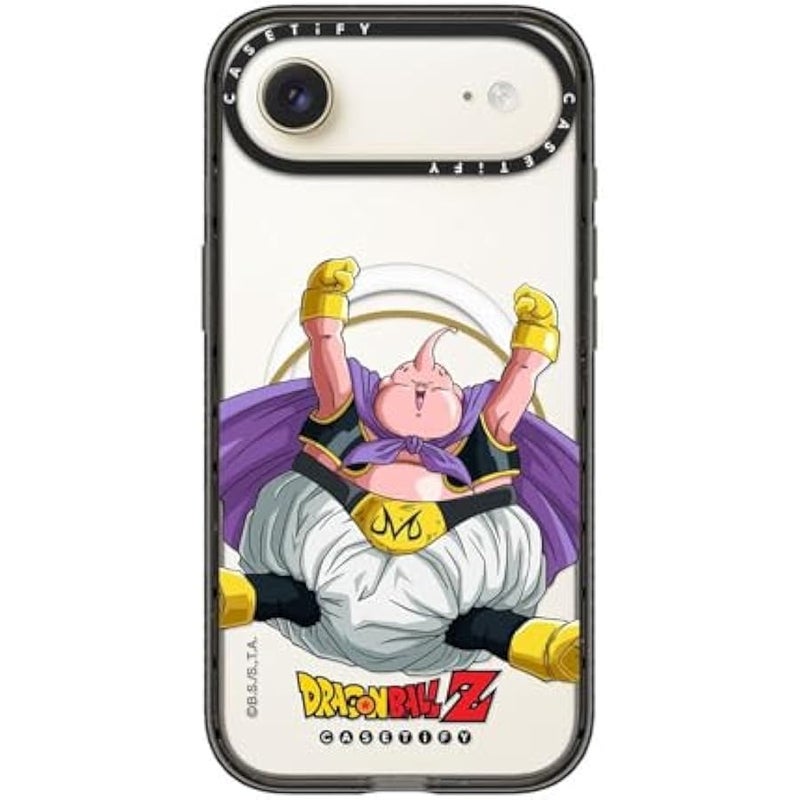 Casetify Impact iPhone Air Case 【Dragon Ball Colab/Slim/Magsafe / 8.2 ft. 4X Military Grade Drop Protection】 - Majin Buu Good - Clear Black - Image 3
