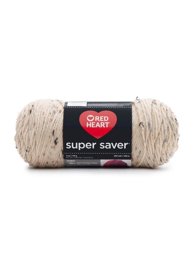 RED HEART Super Saver Yarn, Buff Fleck - Image 1