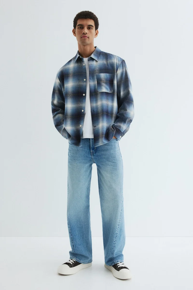 H&M Loose Fit Flannel shirt