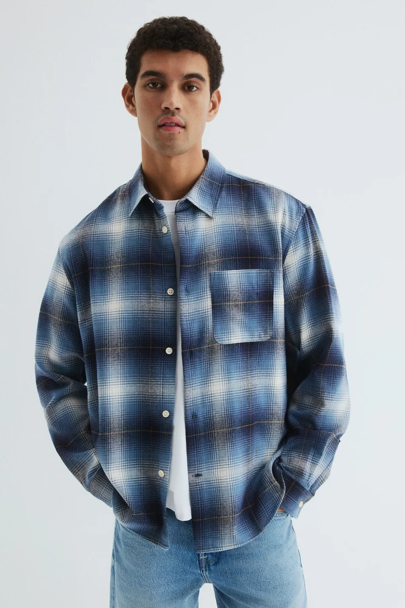 H&M Loose Fit Flannel shirt