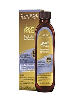 CLAIROL PROFESSIONAL Permanent Liquicolor For Blonde Hair Color, 9An Very Light Cool Neutral Blonde, 2 Oz  - Image 1