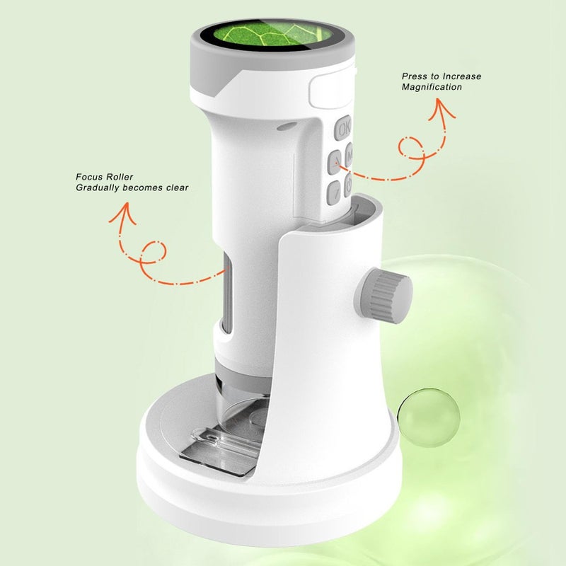 Digital Microscope with 1 5 Inch HD Screen 1000X Magnification 8 LED Lights for Science Exploration - Image 3