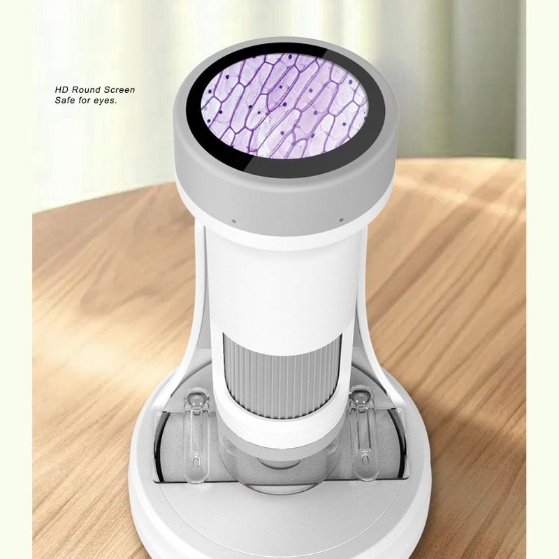 Digital Microscope with 1 5 Inch HD Screen 1000X Magnification 8 LED Lights for Science Exploration - Image 4
