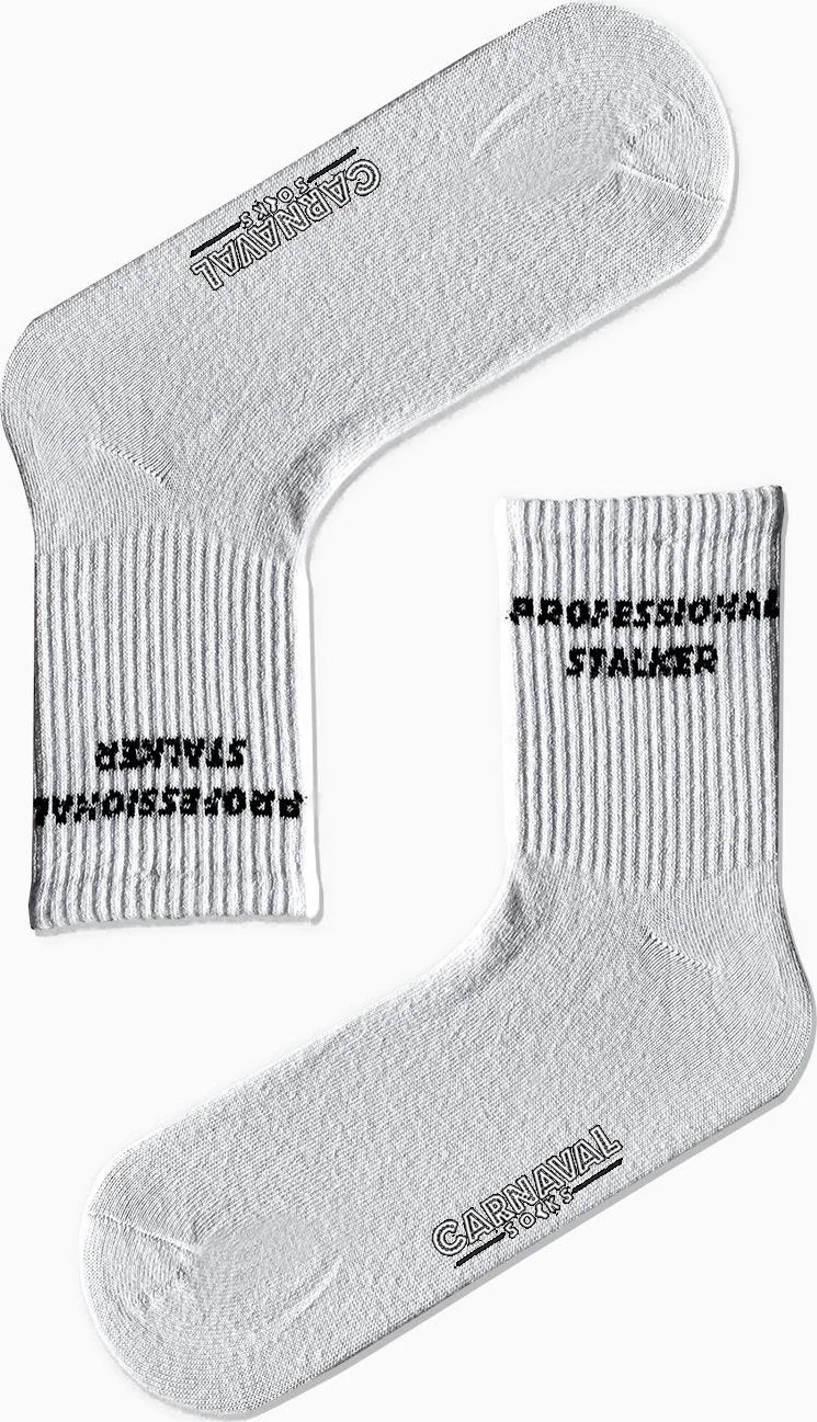 كارنافال سوكس Professional Stalker Written Patterned Colorful Sports Socks