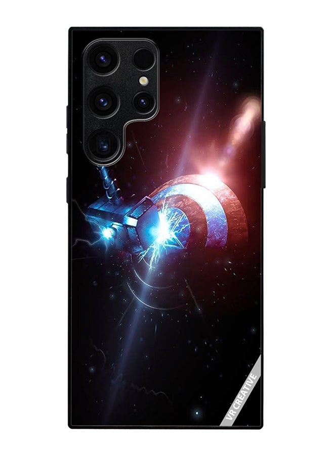 غطاء حماية لجهاز سامسونج جالاكسي S25 ألترا بتصميم مارفل متعدد الألوان