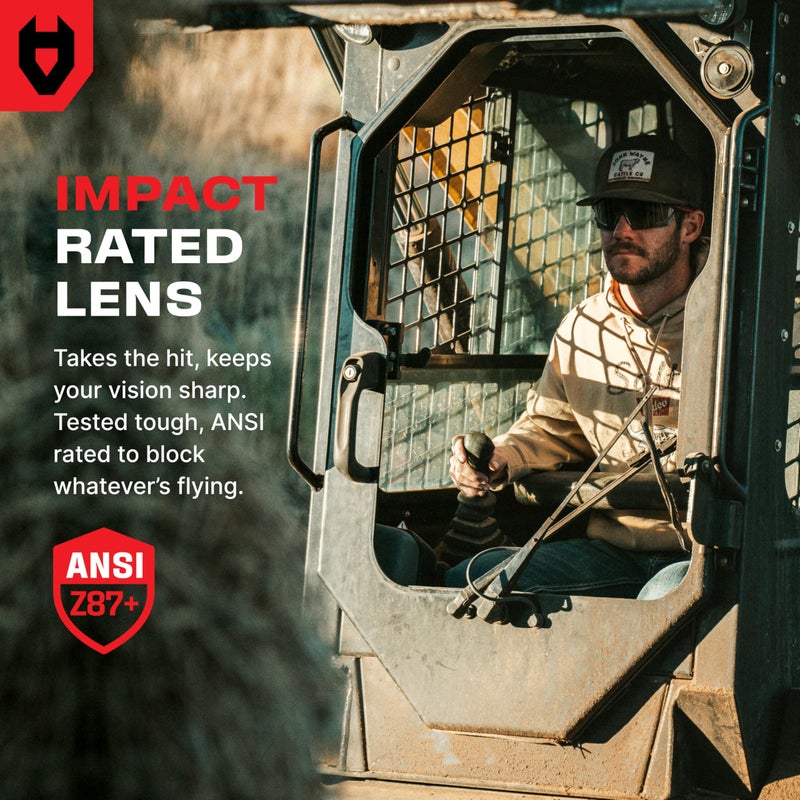 NoCry Tinted Safety Glasses For Men and Women with Premium Anti-Fog & Anti-Scratch â€” 100% UV Protection â€” Safety Sunglasses for Men or Z87 Sunglasses for Women â€” Perfect ANSI Z87 Safety Glasses Tinted - Image 3