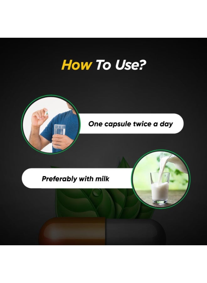 Zandu 20 Capsules, Enriched With Shilajit, Gold, Saffron, Pearl And Ashwagandha For Intensity And Energy - Image 5