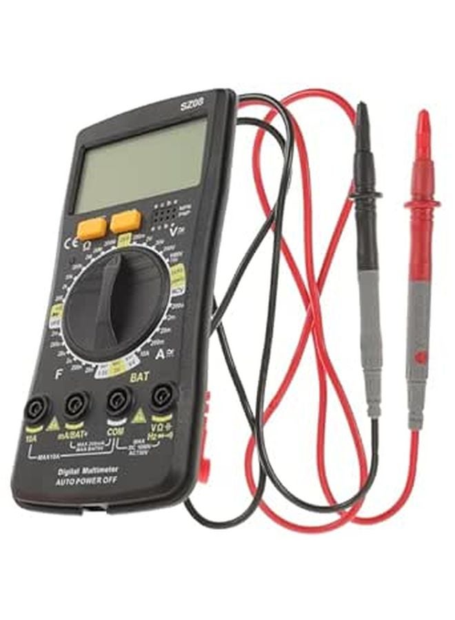 Digital Multimeter Voltage Tester Portable Electrical Tool with Capacitance Diode Continuity Testing - Image 1