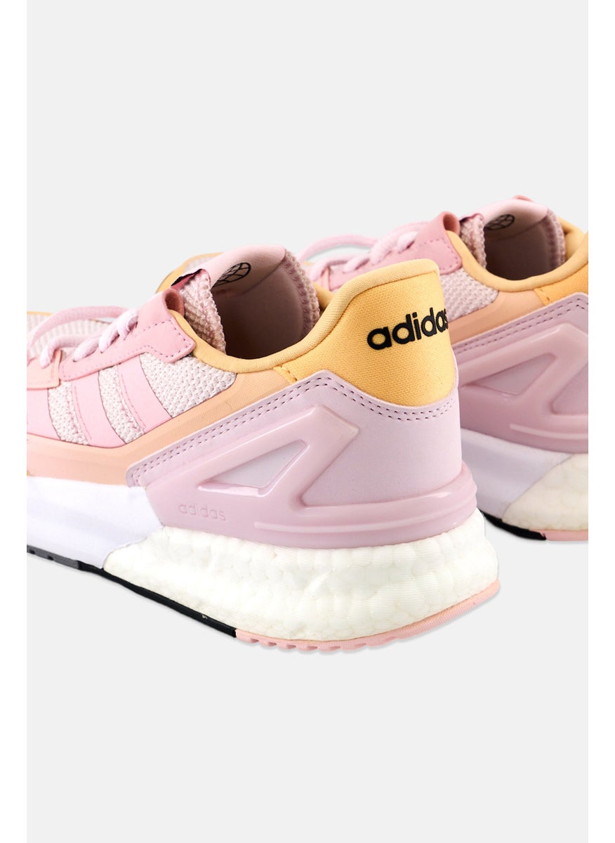 Adidas - Women Nebzed Super Running Shoes, Pink/Orange - Image 1