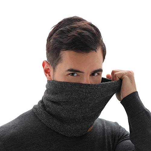 NovForth Winter Neck Warmer Men Ski, Neck Gaiter Face Scarf Women, Fleece Scarf for Men Gaiter Mask, Thick Windproof Scarves - Image 4