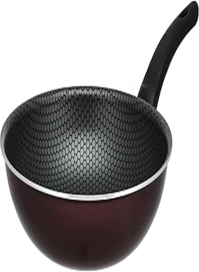 Trueval Teflon deep frying pan dark red 28 cm- wfps28